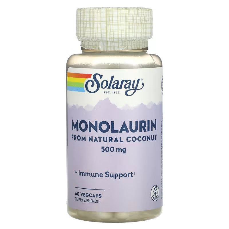 Monolaurine 500mg -60caps. Solaray USA;za podršku Imuno sistema,protiv virusa i za zdravlje crevnog trakta