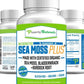 Sea Moss Plus (Irska morska Mahovina obogaćeno sa) +  Bladderwrack + korijen Čička; 30 kapsula-;Powered by Naturals-USA; širok spektar zdravstvenih prednosti