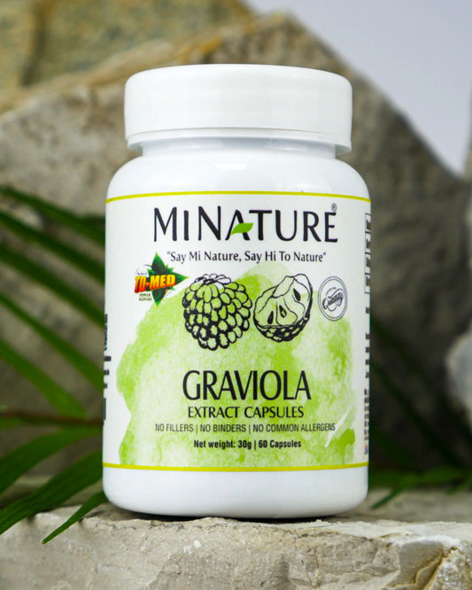 Graviola EXTRAKT 4:1 450mg 60 kapsula- MI NATURE