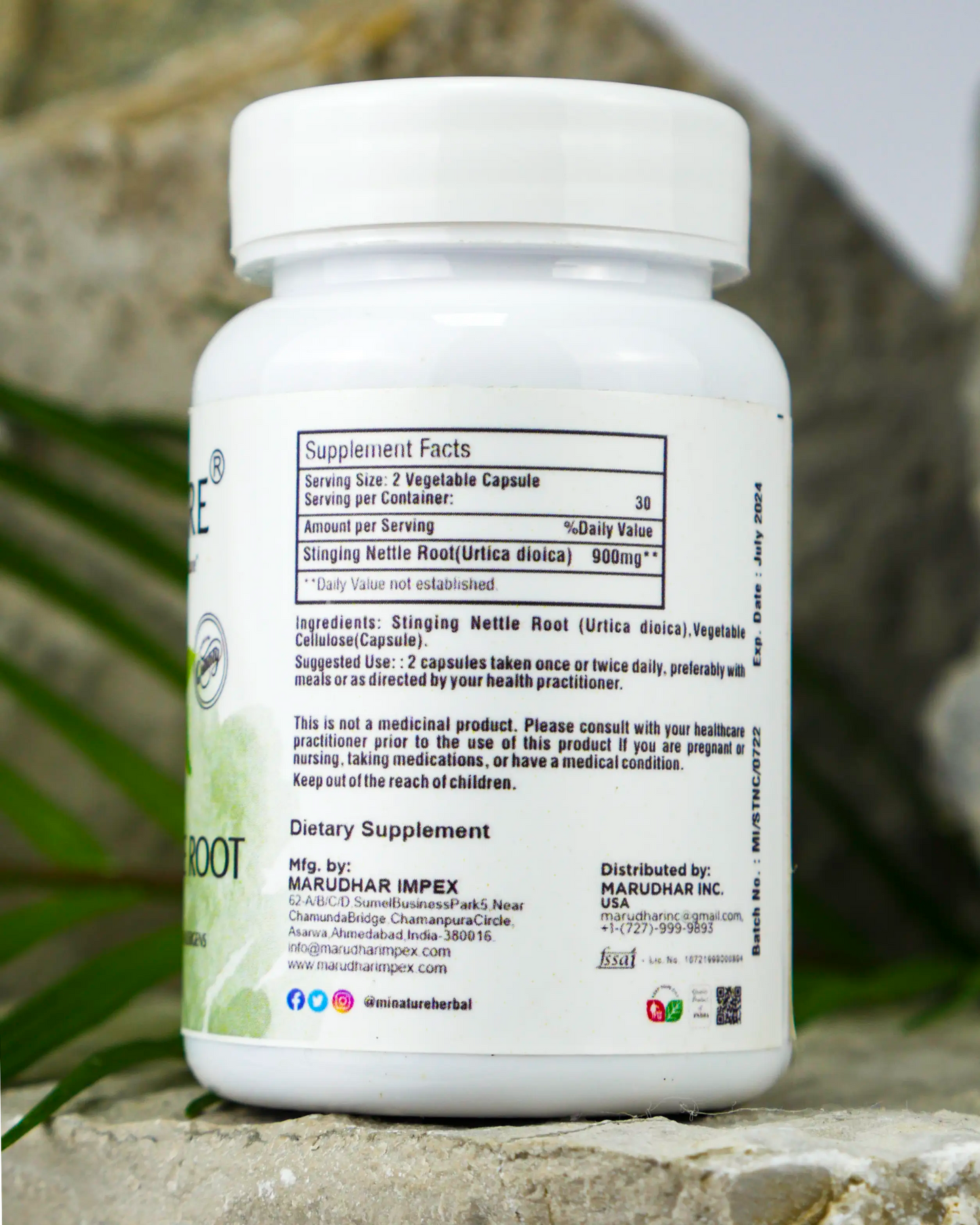 Kopriva (Stinging Nettle Root) 450 mg 60 kapsula